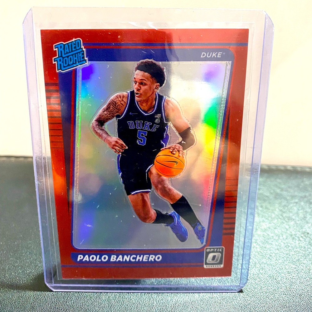 2022 Panini chronicles Donruss optic draft picks Paolo Banchero 143/149 Red